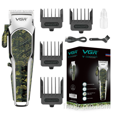 VGR V-299 Nouveau conception professionnelle rechargeable Clipper à cheveux